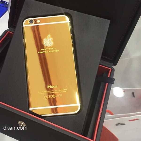 iphone 6 gold plated